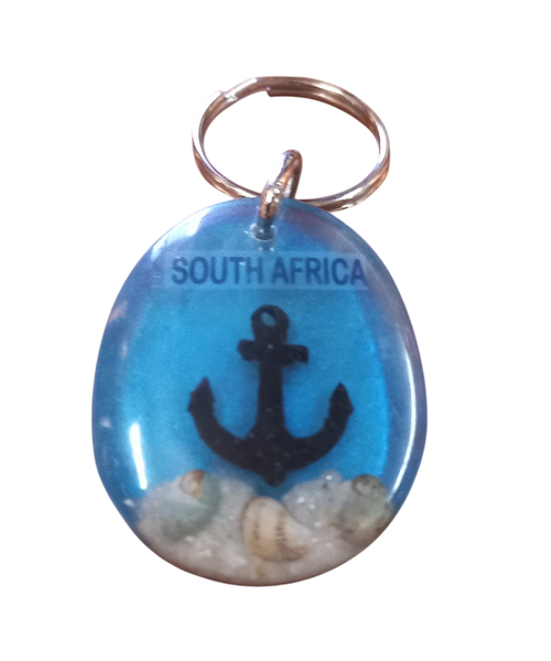 Keyring South Africa Anchor Resin - 5cm