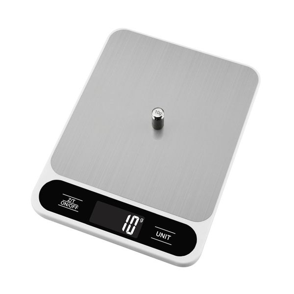 White Stainless steel Digital Kitchen Scale