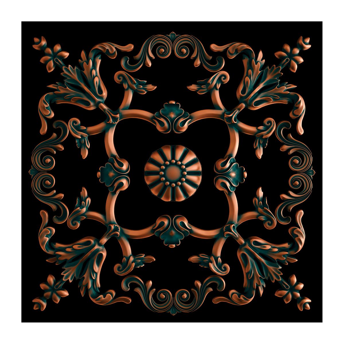 Black Pattern Square Tablecloth | Shop Today. Get it Tomorrow