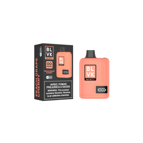 BLVK Infinity Up to 100k Puff 5% - Peach Grape Cherry