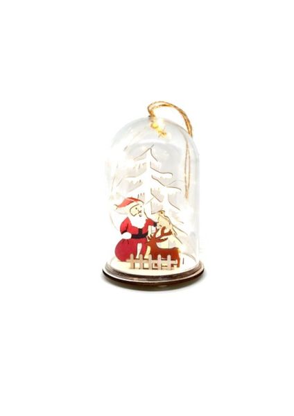 Glass Christmas Dome Decoration