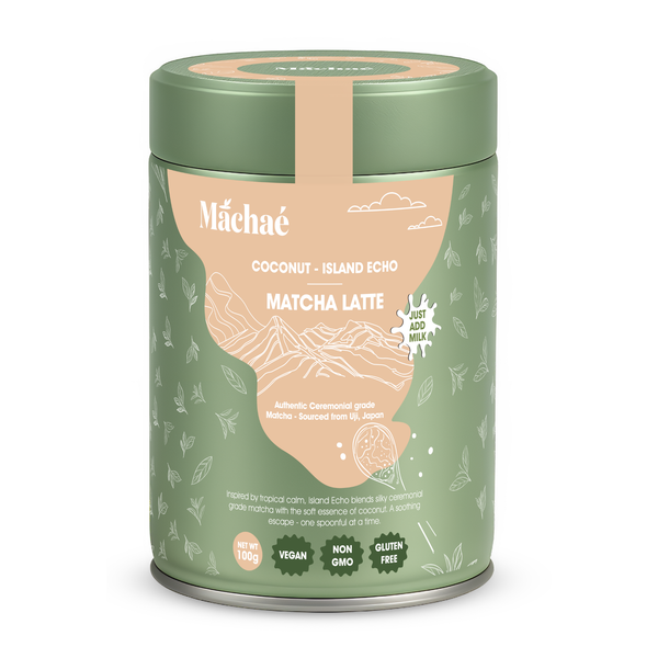 Machae - 8A grade Coconut Matcha Latte - Island Echo -100g
