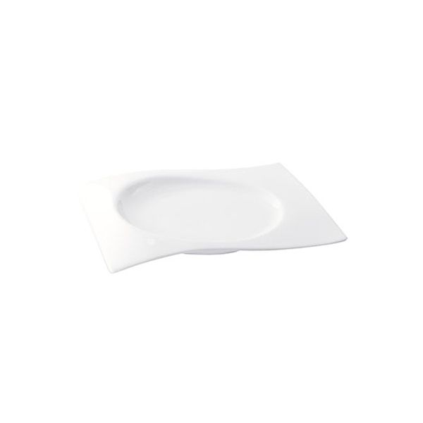 Fortis Accent White Rectangular Plate 30cm 6 Pcs