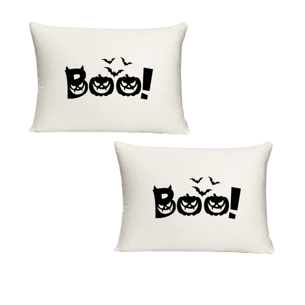 Boo Symbols Twin Standard Pillow cases