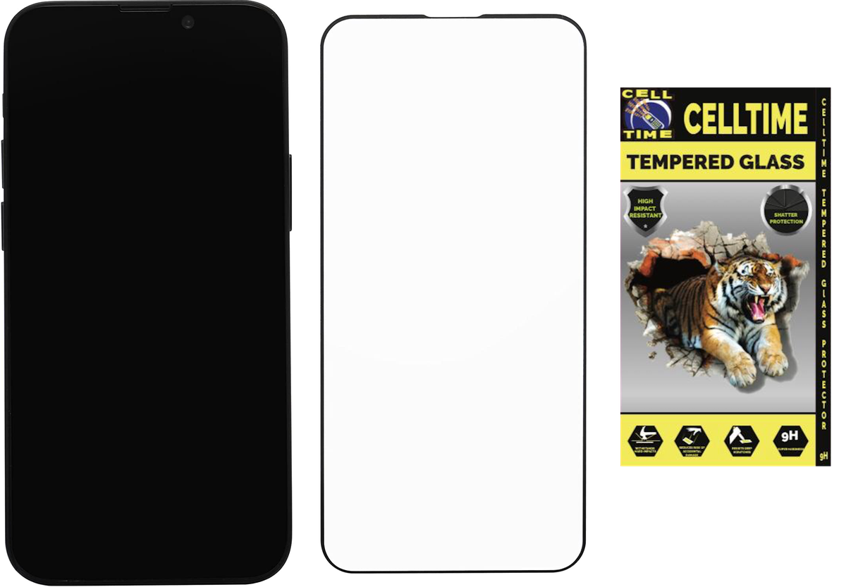 Full Tempered Glass Screen Guard for iPhone 13 Pro Max Shop Today. Get it Tomorrow!
