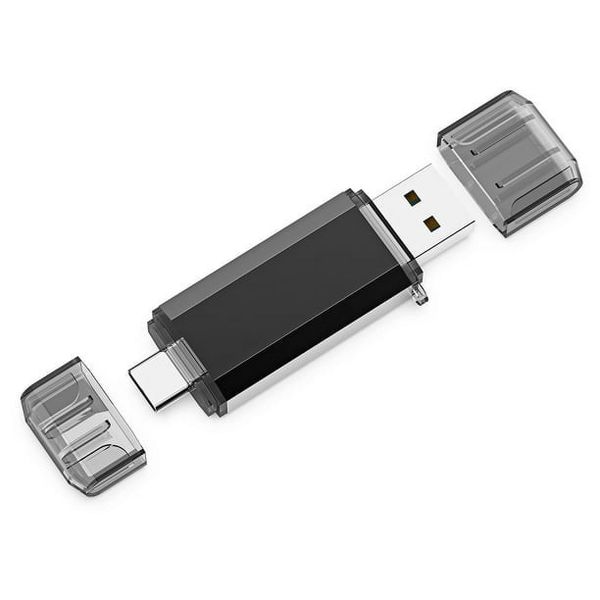 USB C Flash Drive 64GB OTG Dual Connector USB 3.0 and Type C Thumb Drive