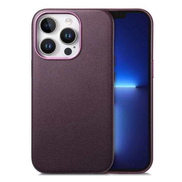 Magsafe Strong Magnetic Leather Phone Case Compatible with iPhone13 Pro Max