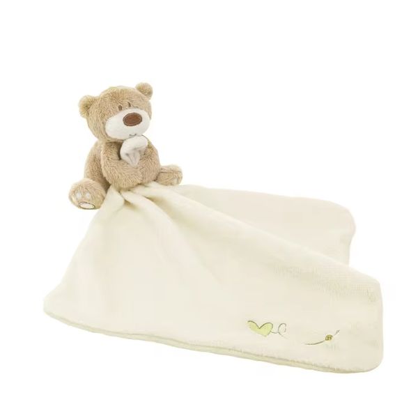 Baby Bear Doll Comfort Plush White Towel