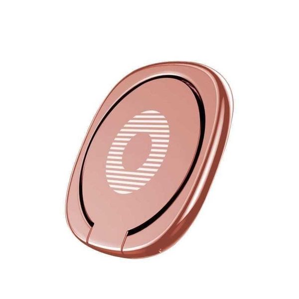 Smartphone All Metal Ring Holder - Magnetic Car Mount - Rose Gold