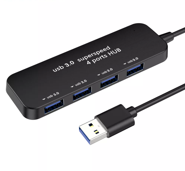 4 Port USB 3.0 HUB High Speed Splitter Adapter