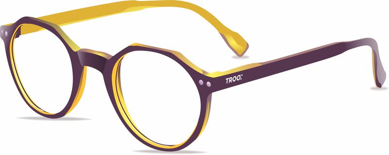 TROO Blue Light Blocking Sydney Collection Square Fashion Glasses