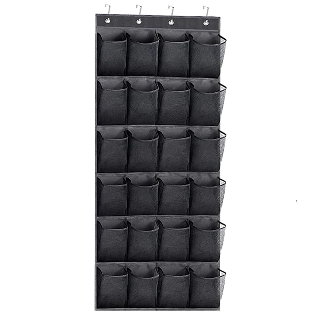 24 Pockets Hanging Shoe Storage Organizer with Hooks
