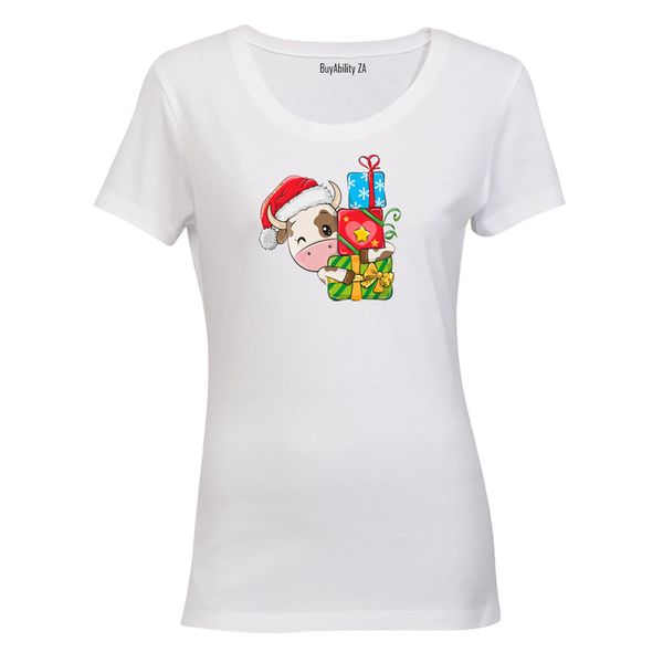 Christmas Cow - T-Shirt