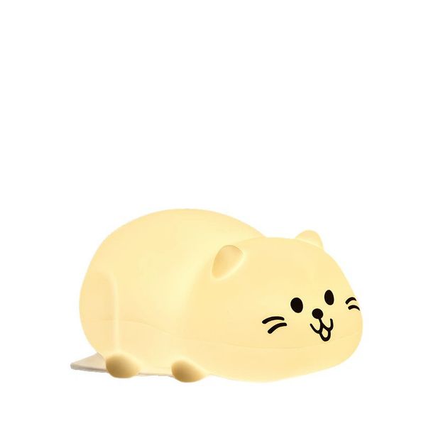 Silicone Sleepy Cat Night Light