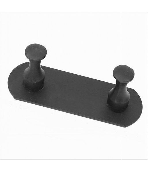 Coat Hangers With 2 Hooks Black