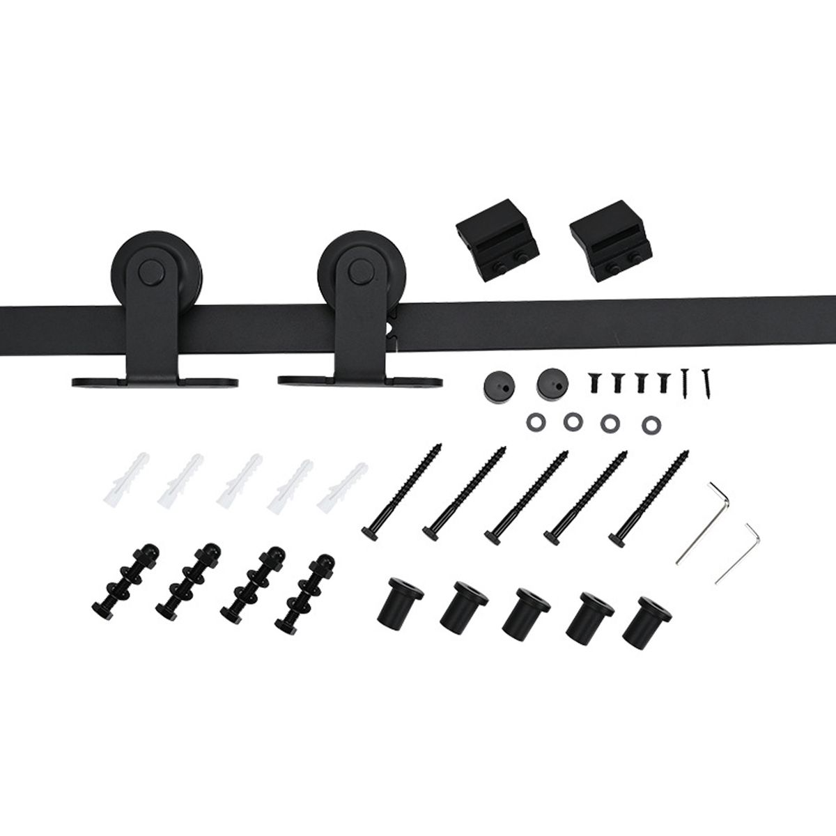Barn Door Sliding Track System Single Sliding Door Track Hardware Kit