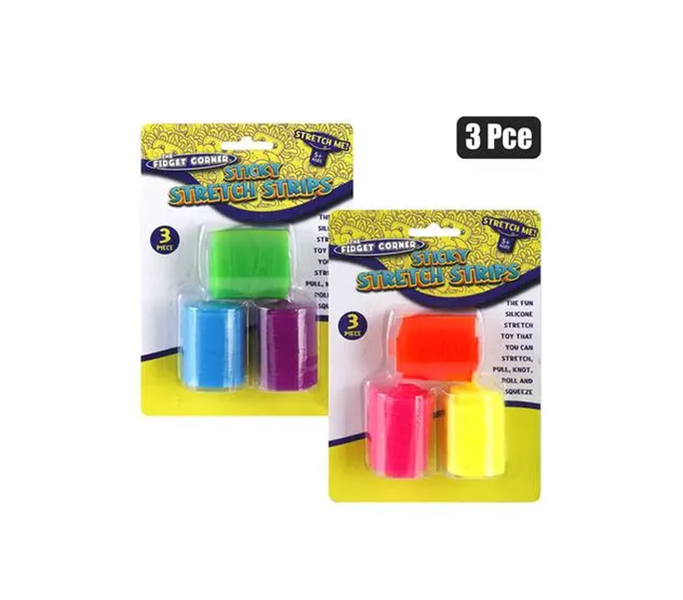 Novelty Sticky Stretch Strips x 2 - 3 Piece