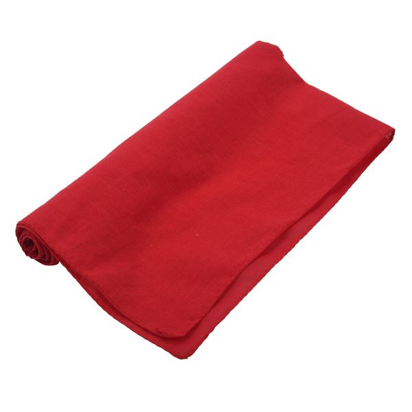 Fancy 100% Cotton Head Neck Wrist Wrap Neckerchief Scarf Colour Red