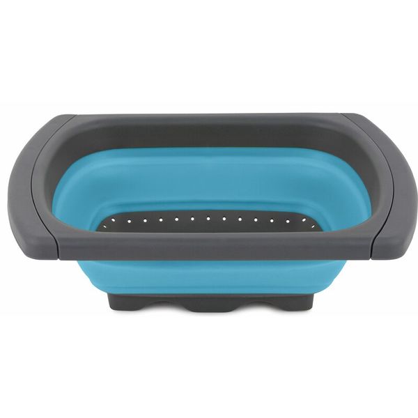 Collapsible Over-Sink Sieve-Blue