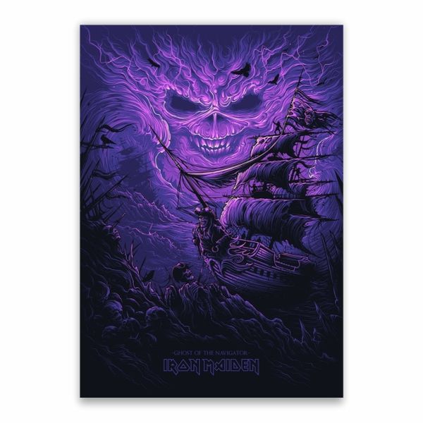 Ghost Of The Navigator Iron Maiden Poster - A1
