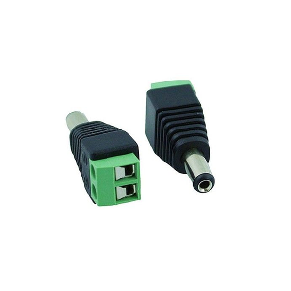 2-Piece DC Female Terminal Jack Adapters M24-11-12
