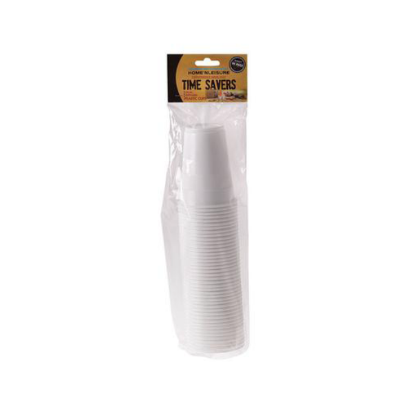 Home 'n Leisure Homeware- White Disposable Picnic Cups 40 Piece