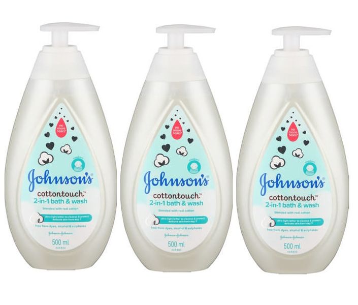 Johnson's - Cottontouch Bath Wash (3 x 500ml)