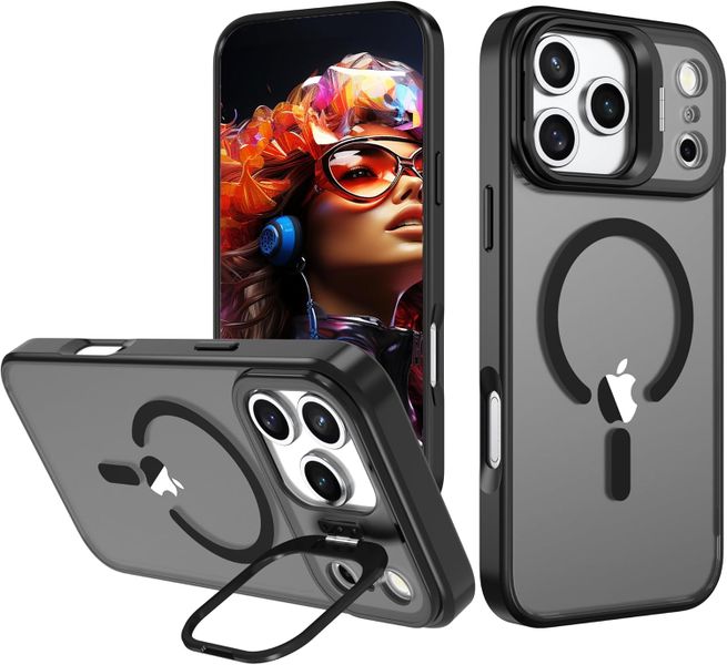 Camera Stash Stand MagSafe Phone Case Compatible with iPhone 17 Pro Max
