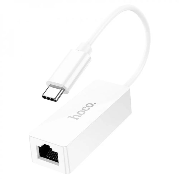 USB-C to RJ45 Ethernet Adapter Hoco.-UA22 Mini &amp; Portable 100Mbps