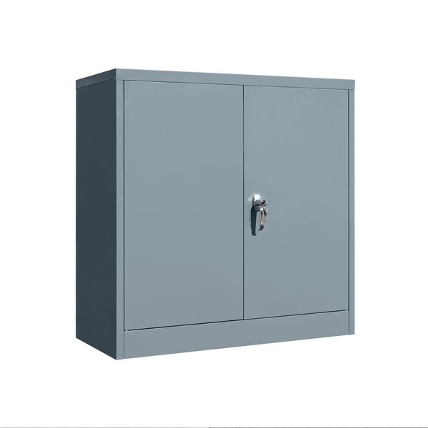 Steel Storage Cabinet - 900 x 900 x 400mm - Grey