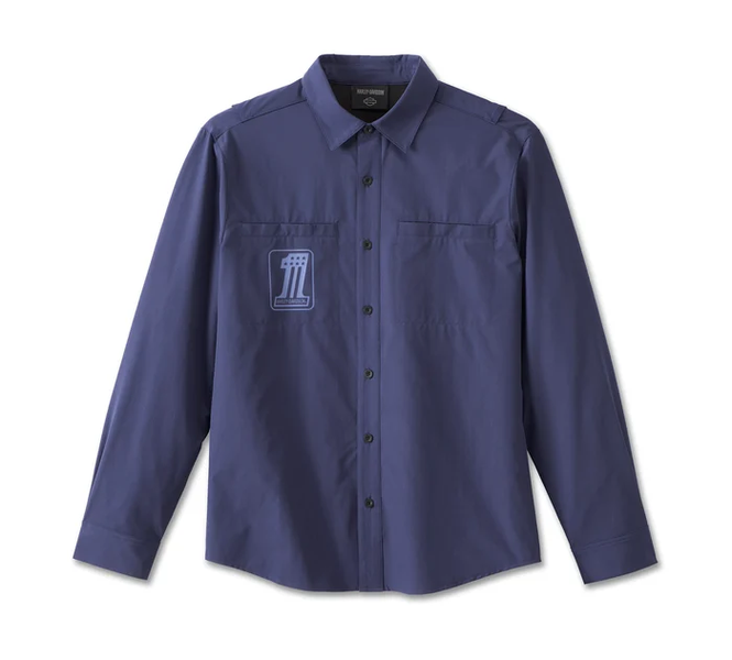 Men's Number1 Performance Vented Shirt - Peacoat