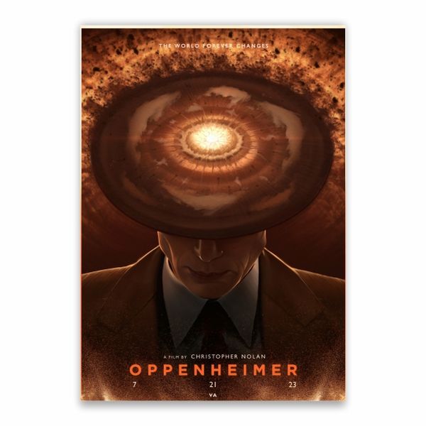 Oppenheimer Head Explosion Poster - A1