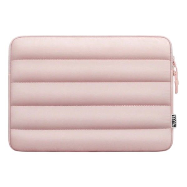 14 Inch - Splash-Resistant Puffer Laptop Case - Light Pink