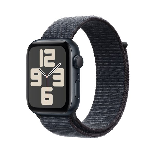Apple Watch SE GPS Midnight Aluminium Case with Ink Sport Loop (44mm)