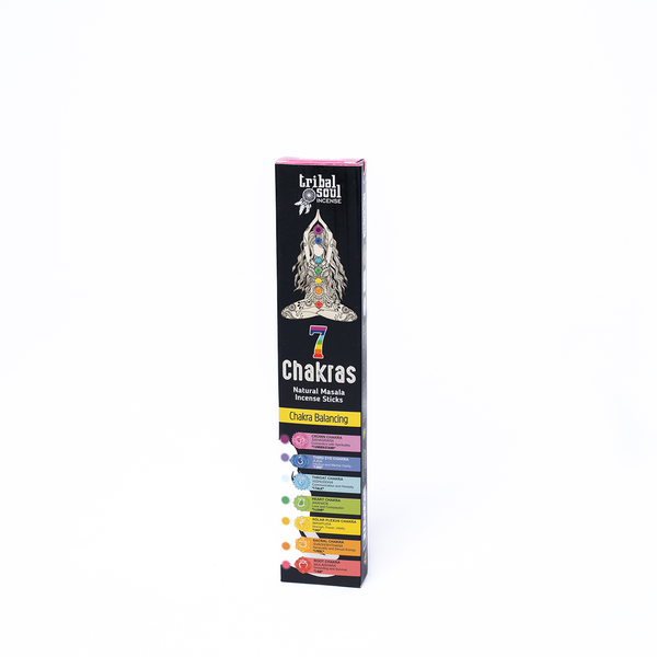 Tribal Soul - 7 Chakras Incense - Box of 12 Tubes