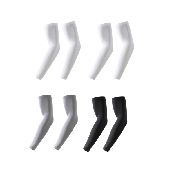 4-Pack UV Protection Compression Arm Sleeves for Sports &amp; Outdoors