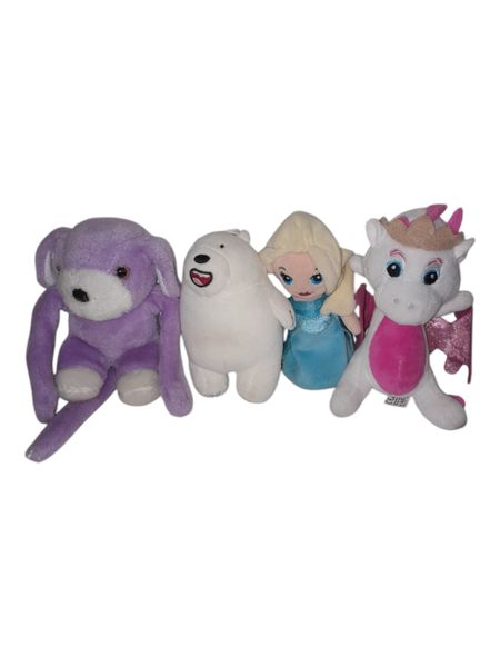 4 Pack of Pink and Purple Teddy Bears