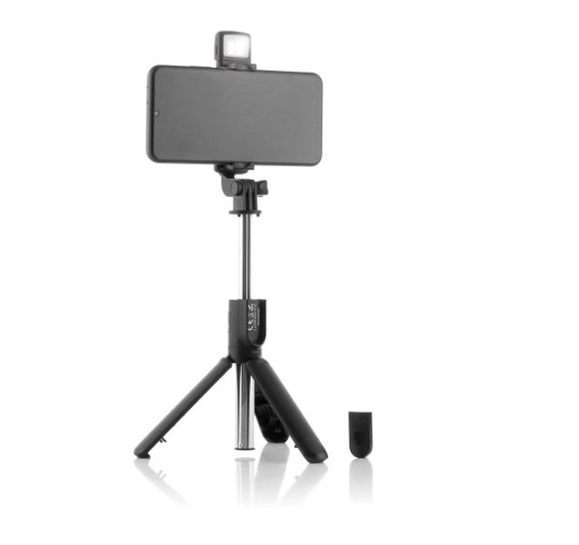 InnovaGoods - Extendable Tripod for Mobile Phone with LED and Remote