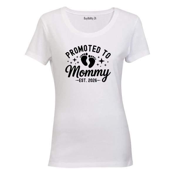 Promoted to Mommy 2026 - Ladies - T-Shirt