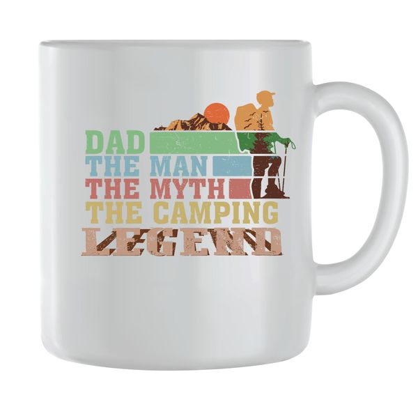 The Man Coffee Mugs for Men Trendy Outdoor Camping Graphic Dad Cup Gift 166