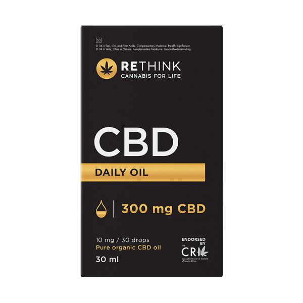 Rethink CBD Daily Oil 300mg 30ml