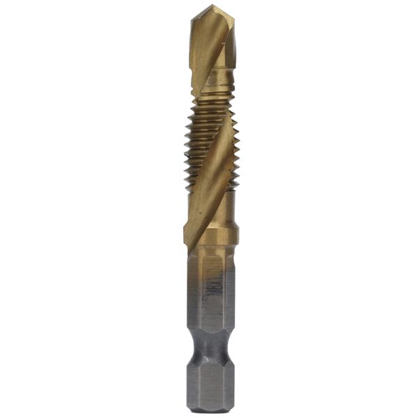 Comb Tap Drill Bit M8, Hex Shank Titanium