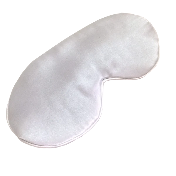 Belle Amoureuse Silk Sleeping Eye Mask - White