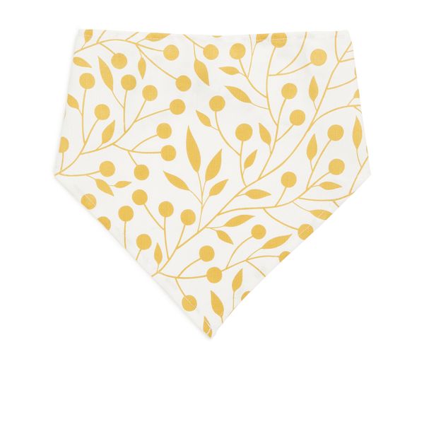 Wiggle Mustard Foliage Printed Bandana - L