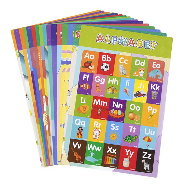 Kids' Early Education English Learning Wall Charts Wall Cartoon Posters