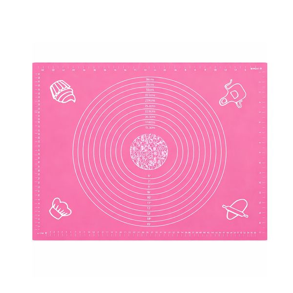 Large Pink Silicone Baking Mat (49cm x 39cm)