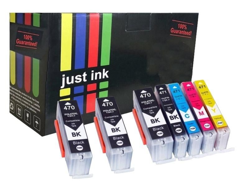 Compatible Canon PGI-470XL / CLI-471XL Multipack + 2 Extra Black Cartridges