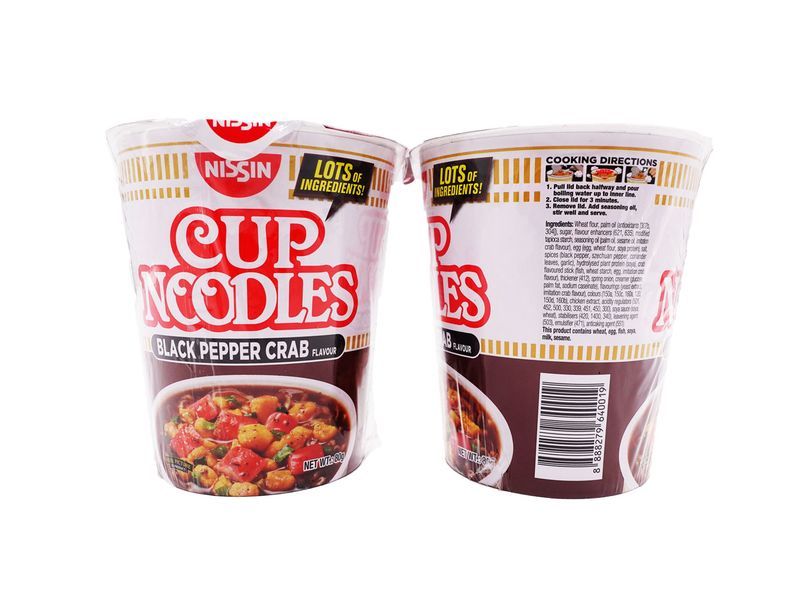 Nissin Cup Noodles Black Pepper Crab (75gx2) 150g