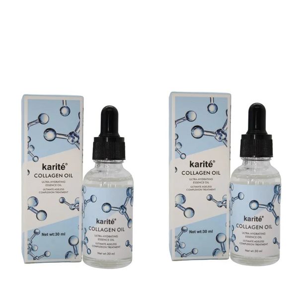 2 x Karite Collagen Oil Essential Oil Face Skin Serum 30ml
