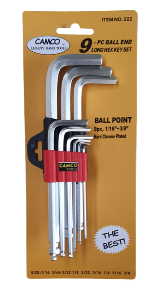 Camco Imperial Allen Key Set (Hexagon) - 9-Piece CRV